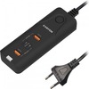 Seinalaadija Canyon H-10 CNE-CHA10B, 2xUSB-A, 2xUSB-C, PD 20W, QC 3.0 18W, must