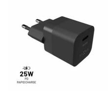 Reisilaadija Fixed Mini USB-C, 25W, must