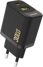 Seinalaadija Dudao A27TEU PD 30W GaN, USB-A, USB-C, must
