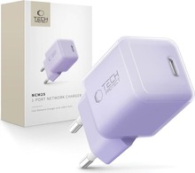 Seinalaadija Tech-Protect NCM25 USB-C PD 25W, lilla