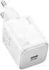 Seinalaadija Hoco N40, USB-C, QC PD, 20 W, valge