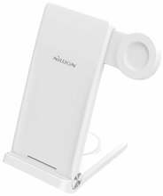 Juhtmevaba laadija Nillkin NKT12 PowerTrio 3in1, 15 W, valge