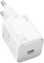 Seinalaadija Hoco N40, USB-C, QC PD, 20 W, valge
