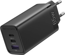 Võrgulaadija Vention FEDB0-EU, 2xUSB-C, 1xUSB-A, 65W/30W/30W, must