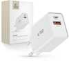 Seinalaadija Tech-Protect NC30W, USB-C PD 30W, USB-A QC 3.0, valge