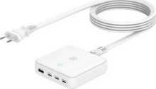 Seinalaadija Tucano MA-DEGAN100-EU-W GAN, 100 W, 3x USB-C, 1x USB-A, valge