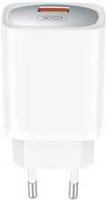 Seinalaadija XO CE19, 18 W, USB-A, valge