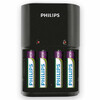 Laadija Philips SCB1450NB/12, 4 x AAA 800 mAh