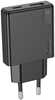 Seinalaadija Hoco Slim N38, USB A + USB C, PD QC3.0, 3A, 20W, must