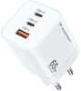 Seinalaadija Wozinsky CGWCW 65W, USB-A, 2xUSB-C, valge