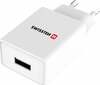 Telefoni laadija Swissten Travel Charger, USB, 5 W, valge