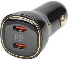 Autolaadija Wayme 60W, 12/24V, 2x USB-C PD PPS