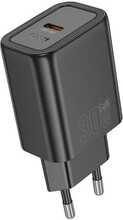 Laadija Hoco N62 USB-C PD 30W, must