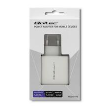 Laadija Qoltec 51718, 42W, USB-C PD, valge