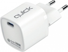 Laadija Quick QG-321 GaN USB-C, 30 W, valge
