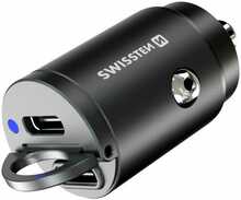 Autolaadija Swissten CL Power Delivery, 45 W, USB-C, must