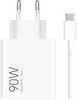 Laadija Xiaomi MDY-15-EK, 90W, USB-A, valge