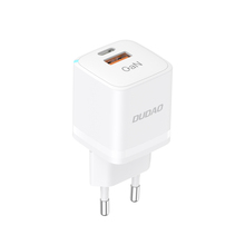 Seinalaadija Dudao A13Pro GaN 33W PPS USB-C/USB, valge
