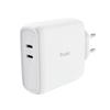 Laadija Trust Maxo 65W, 2x USB-C, valge