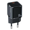 Laadija Usams T45, 1xUSB-C, 30W, must
