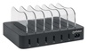 Laadimisjaam Manhattan 6-Port USB, must