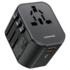 Reisiadapter Usams T59 4in1, 20W, 2xUSB, 1xUSB-C, must