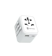 Adapter Tactical 637AV PTP Travel, 12 W, valge