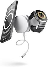 Juhtmevaba laadija Zens ZEDC24W/00 2-in-1 MagSafe, valge