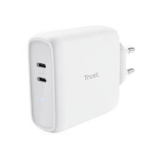 Laadija Trust Maxo 65W, 2x USB-C, valge