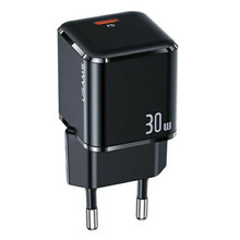 Laadija Usams T45, 1xUSB-C, 30W, must