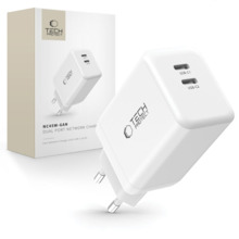 Laadija Tech Protect NC45W-GAN 2-PORT PD45W, valge