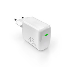 Seinalaadija Puro Elektrik Super Mini 45W PD GaN USB-C, valge