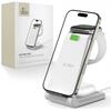 Laadimisjaam Tech-Protect QI15W-A36 3in1, juhtmevaba, 15 W, valge