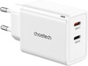 Võrgulaadija Choetech PD6013, 2x USB-C, PD 65W, valge