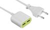 Seinalaadija Electraline 500344, 2xUSB, 2.4A, 1.5m