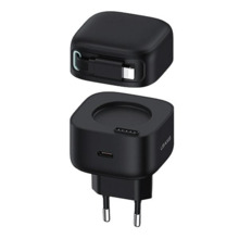 Laadija Usams CC209TC01, 1xUSB-C, 35W, must