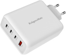 Seinalaadija Kruger&Matz 140 W GaN, kiirlaadimise ja toiteallikaga