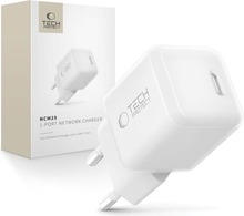 Seinalaadija Tech-Protect NCM25 USB-C PD 25W, valge