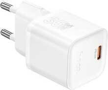 Laadija Hoco N66, 35W, GaN, USB-C, valge