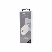 Reisilaadija Musthavz 17W, 2xUSB-A, valge