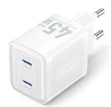 Seinalaadija Vention FEFW0-EU, 45 W, USB-C, valge