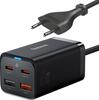 Laadija Baseus CCGP040101 GaN3 Pro, 65W, 2xUSB, 2xUSB-C, must