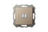 USB laadija Liregus UK-2-01 Epsilon, šampanja