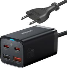 Laadija Baseus CCGP040101 GaN3 Pro, 65W, 2xUSB, 2xUSB-C, must
