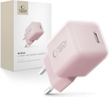 Seinalaadija Tech-Protect NCM25 USB-C PD 25W, roosa
