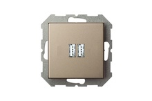 USB laadija Liregus UK-2-01 Epsilon, šampanja