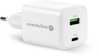Laadija Everactive, 1x USB, 1x USB-C, 45W, valge