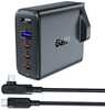 Kiirlaadija Acefast A40, GaN UK 100W, 3x USB-C, 1x USB, must