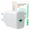 Seinalaadija Green Cell PowerSource Solo30, 30 W, USB-C, valge