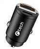 Autolaadija C Tech UCC-02, 1x USB-C, 1x USB-A, 30W, Power Delivery 3.0, Quick Charge